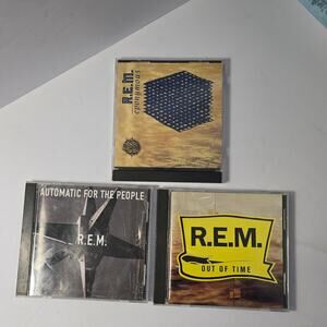 R.E.M. CD Lot of 3 -Out of Time Automatic for the People Eponymous 90s Alt Rock